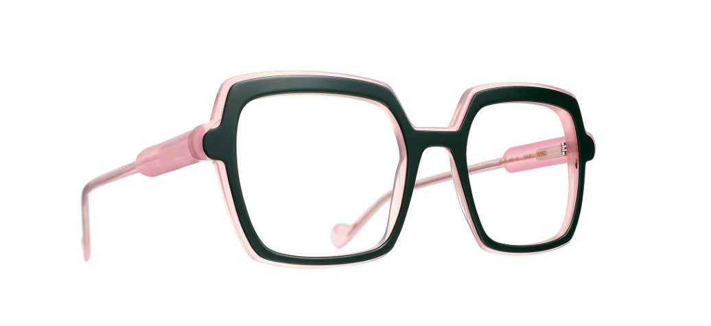 Caroline Abram HAIKU -  VERT / ROSE CLAIR - 1092  6100261092 -...