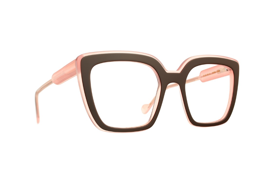 Caroline Abram HIPPY -  MARRON GRIS / OPALE ROSE - 1094...