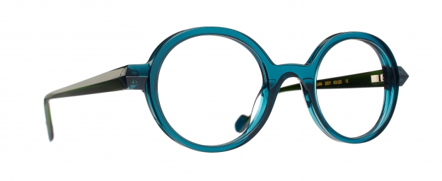 Caroline Abram MINI MORGAN - PETROL BLUE ACETATE 2031 - MINI MORGAN