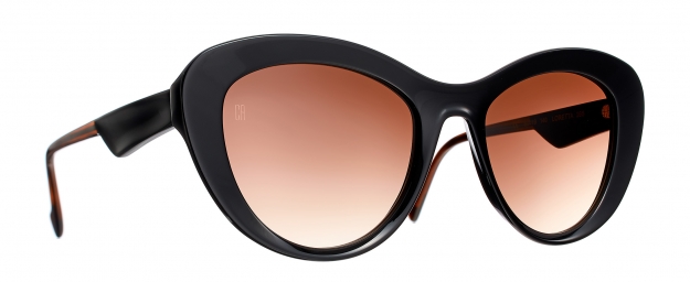 Caroline Abram LORETTA - BLACK ACETATE 265 - LORETTA
