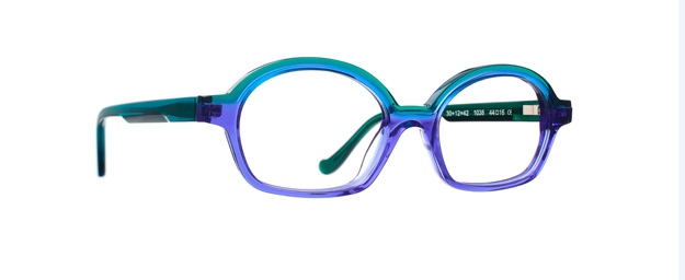 Caroline Abram 42 - DARK GREEN / BLUE-PURPLE ACETATE 1038 -...