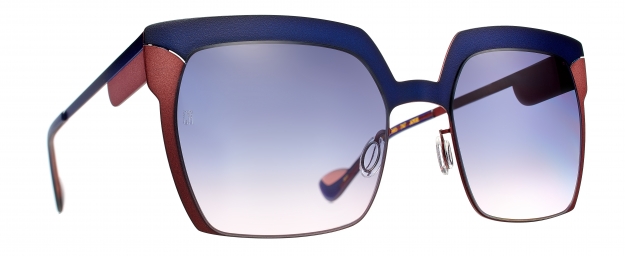 Caroline Abram JOSIE - MIDNIGHT BLUE / GRENADINE stainless...